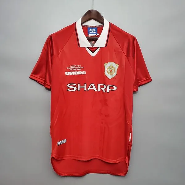 Camiseta de fútbol Manchester United 1999/00 LOCAL MANGA CORTA VERSION FAN